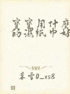 宝宝用什么牌子的湿纸巾好