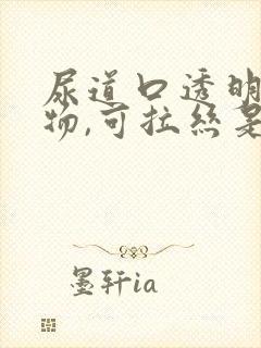 尿道口透明分泌物,可拉丝是怎么回事