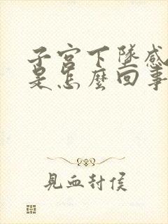 子宫下坠感疼痛是怎么回事