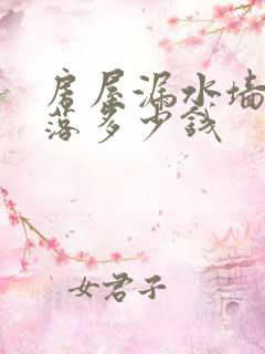 房屋漏水墙皮脱落多少钱