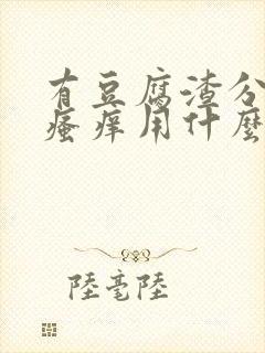 有豆腐渣分泌物瘙痒用什么药