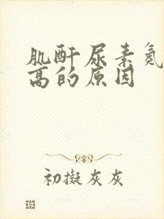 肌酐尿素氮尿酸高的原因