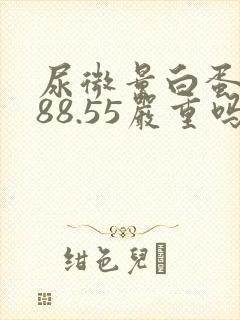 尿微量白蛋白288.55严重吗?