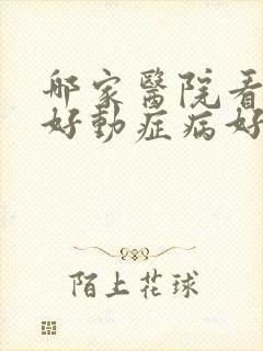 哪家医院看小孩好动症病好