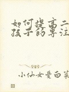 如何提高二年级孩子的专注力