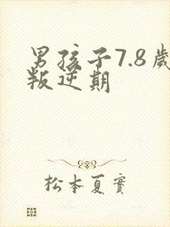 男孩子7.8岁叛逆期