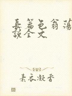 长篇色翁荡熄小说全文