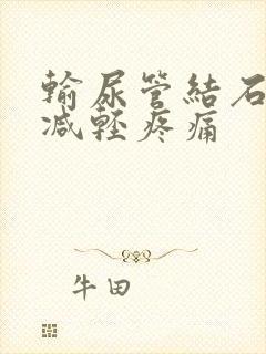 输尿管结石怎样减轻疼痛