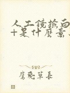 人工镜检白细胞+是什么意思