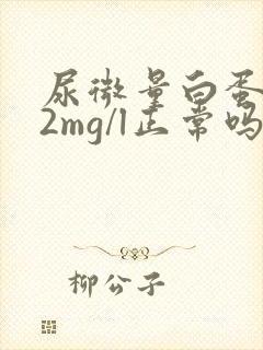 尿微量白蛋白12mg/l正常吗