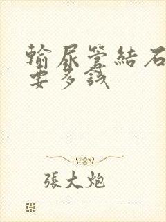 输尿管结石排石要多钱