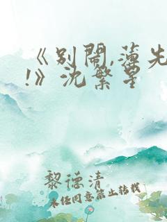 《别闹,薄先生!》沈繁星