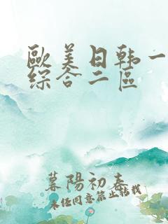 欧美日韩一成人综合二区
