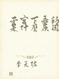 子宫下垂的症状是什么原因引起的