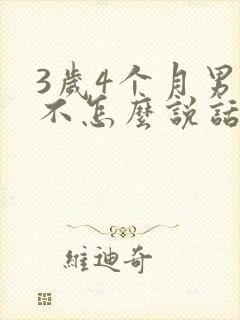 3岁4个月男宝不怎么说话怎么办