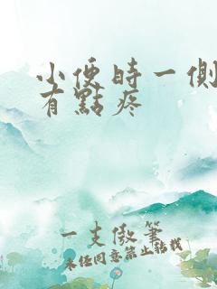 小便时一侧腹部有点疼