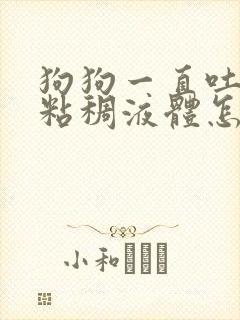 狗狗一直吐黄色粘稠液体怎么办