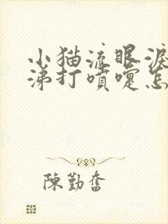 小猫流眼泪流鼻涕打喷嚏怎么治疗