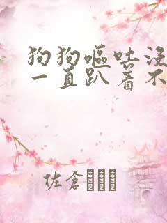 狗狗呕吐没精神一直趴着不吃不喝