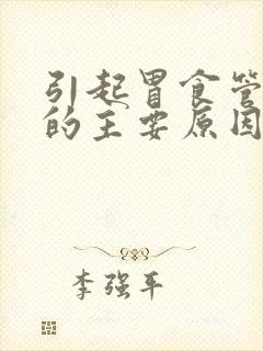 引起胃食管反流的主要原因是