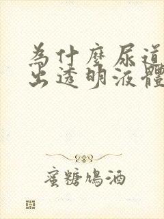 为什么尿道口流出透明液体