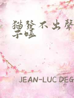 猫发不出声音嗓子哑