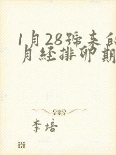 1月28号来的月经排卵期是什么时候