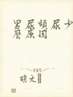 男尿频尿少是什么原因