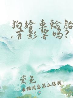 狗给车轮胎上尿,有影响吗?