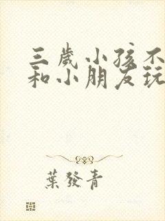 三岁小孩不愿意和小朋友玩怎么办