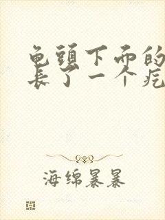 龟头下面的系带长了一个疙瘩