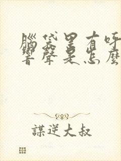 脑袋里有呼呼的响声是怎么回事