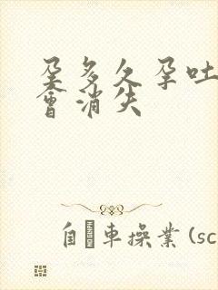 孕多久孕吐反应会消失