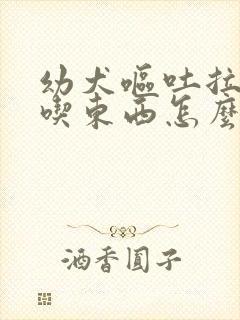 幼犬呕吐拉稀不吃东西怎么办