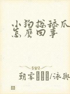 小狗总舔爪子是怎么回事