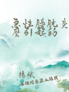 急性膀胱炎是怎么引起的