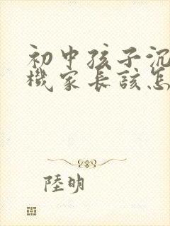 初中孩子沉迷手机家长该怎样引导