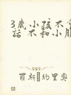 3岁小孩不会说话 不和小朋友玩