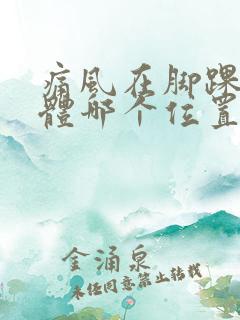 痛风在脚踝的具体哪个位置