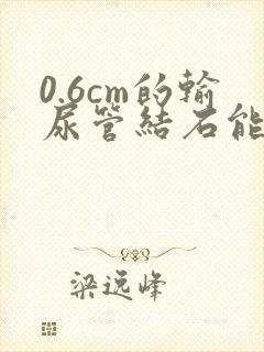 0.6cm的输尿管结石能排出吗