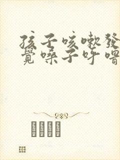 孩子咳嗽发烧睡觉嗓子呼噜呼噜的