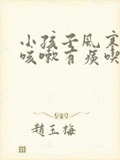 小孩子风寒感冒咳嗽有痰吃什么药