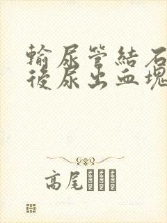 输尿管结石碎石后尿出血块