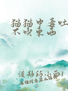 猫猫中毒吐黄水不吃东西