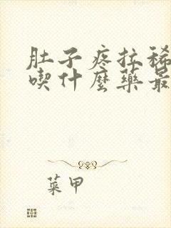 肚子疼拉稀绞痛吃什么药最有效