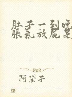 肚子一到晚上就胀气放屁是怎么回事