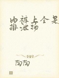 内裤上全是黄色排泄物