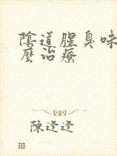 阴道腥臭味大怎么治疗