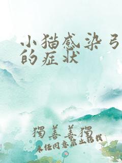 小猫感染弓形虫的症状