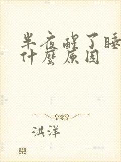 半夜醒了睡不着什么原因